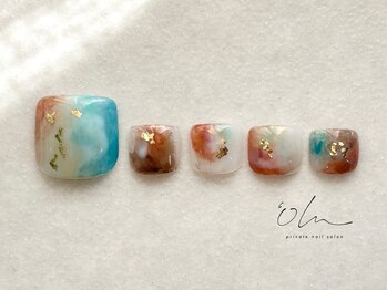 オル('olu)/9月フットネイル定額【Nuance】