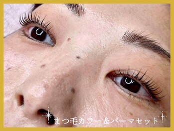 モジョカ(mojoca)/まつ毛カラー＆パーマセット