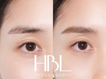 ポノイ(ponoi)の写真/HBLエイチビーエル推奨サロン◆薄眉/濃眉/左右差眉毛、毛流れで解決!まつげパーマとのセットも可能♪
