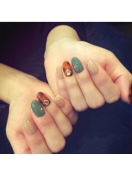 クリスタルネイル ボンベルタ橘店(CRYSTAL NAIL)/秋ネイル