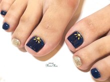 パラジェル認定サロン メールメール 池袋店(MereMer)/スモーキー　ネイビーフット