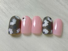 ナビネイル(Nabi nail)/ガーリー☆ブラック