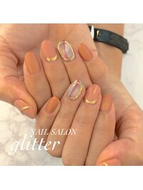 秋のマットネイル