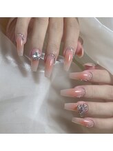 クイーンズビューティーサロン 新宿本店(Queen's beauty salon)/チップ長さだしやりつけ放題