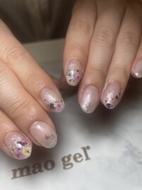 押し花ネイル