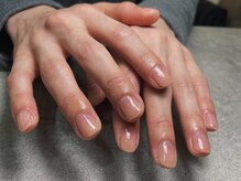 オムネイル 渋谷(HOMME NAIL)/クリアジェル ¥4.400