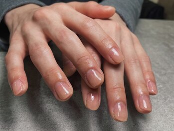 オムネイル 渋谷(HOMME NAIL)/クリアジェル ¥4.400