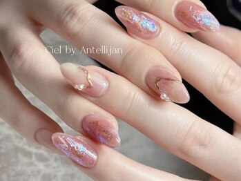シエル バイ アンテリジャン(Ciel By Antellijan)/オーロラニュアンスネイル