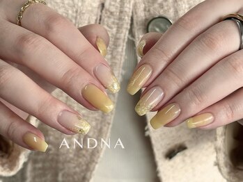 アンドナ バイ ケディット(ANDNA by KEDIT)の写真/【広瀬通駅徒歩1分】定額で叶う大人女性の上品ネイル！繊細アートで指先から輝く毎日を＊