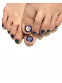 リーフホロフットネイル