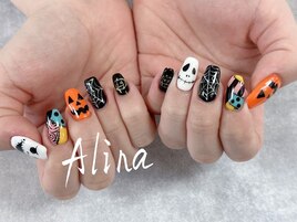 ハロウィンネイル