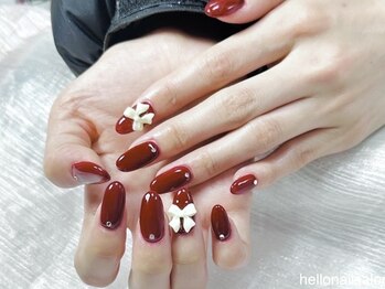 ハロー(Hello)の写真/当日予約OK【初回オフ無料◆選べる定額デザイン¥4,980】パラジェル/フィルイン対応◎