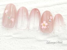 ラグジュアリーネイルズ タカダノババ(Luxury Nails Takadanobaba)/春*桜グラデーション