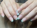 ベース色付きフレンチ