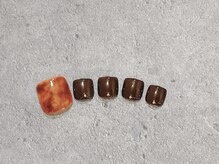 シェリーネイル(Cherie Nail)/べっこうネイルフットデザイン♪