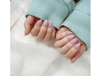 08ネイル(08 nail&school)/春のラベンダーカラー☆
