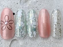 フリークネイル(FREAK Nail)/ワイヤーフラワーホイル ¥8500