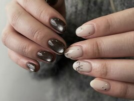 リボンマグネットネイル