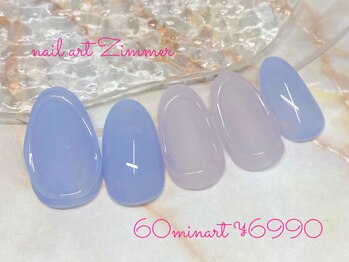 ネイルアート ジマー/60minart コース¥6990