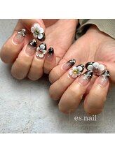 エスネイル(es.nail)/3Dフラワーネイル