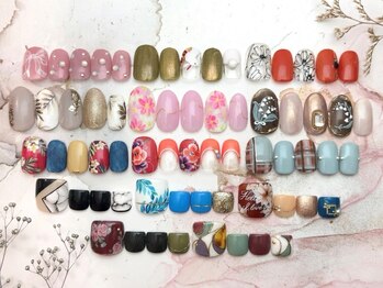 シェリー(Cherie)の写真/パラジェル認定サロン★デザイン力×美フォルムでリピーター多数の人気店!シンプルな中にもこだわりが光る*