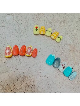 サロンドティス 学芸大学(salon de tis)/春ネイルデザイン