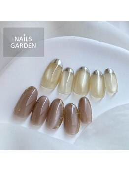 ネイルズガーデン(NAILS GARDEN)/シンプルネイル