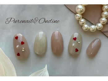 ピュアネイルアンドオンディーヌ/定額シンプルデザイン