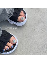 エヌスタイルネイル(N STYLE NAIL)/親指アート