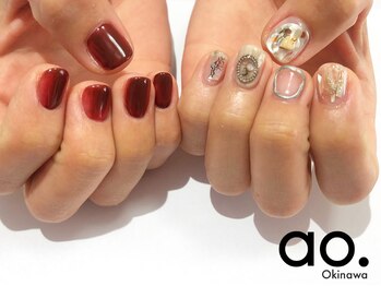 アオ おもろまち(ao.)/85min/ニュアンス Nail ao.沖縄