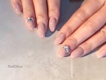 ネイル ドゥ 岡山駅前店(Nail Doux)/☆ビジューネイル☆
