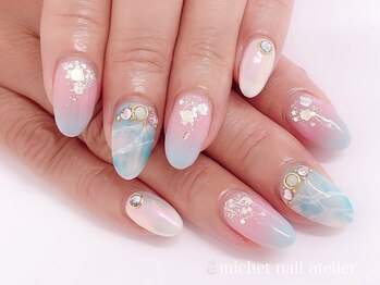 ミケ/夏　リゾートネイル