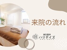 ハリデイズ/来院してからの流れです