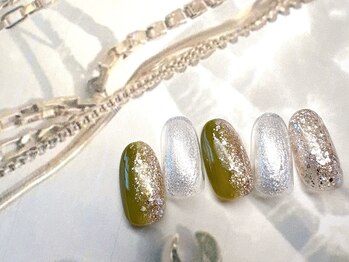 フルールソンネイル(fleur son nail)/1月定額シンプルアート