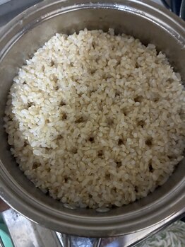 ヨサパーク エリー 富雄(YOSA PARK ellie)/玄米ご飯を炊きました♪