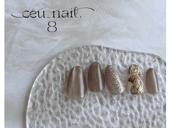 セウネイル(ceu_nail.8)の写真/品格を纏う、大人のショートネイル。オフィスにも馴染む上品な指先で、毎日を少し特別に♪