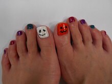 ネイルサロン グレイス(Grace)/ハロウィン☆ジェルフット