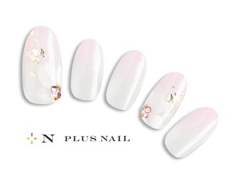 プラスネイル 銀座中央通り店(PLUS NAIL)/【551】手書きフラワー￥7,139