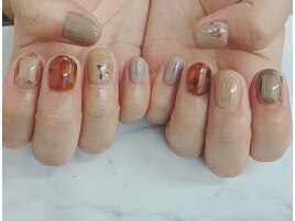 お任せニュアンス×鼈甲ネイル★