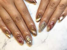 ラウト デコレーションアンドネイルサロン(Lauto Decoration&Nail Salon)/赤べっ甲ネイル