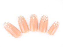 ネイルサロン ディーバ 調布店(Diva)/One color plus（先端ラメ）