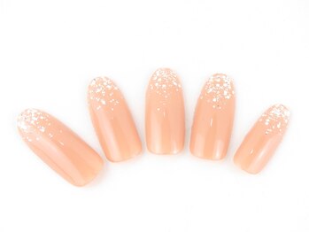 ネイルサロン ディーバ 調布店(Diva)/One color plus（先端ラメ）