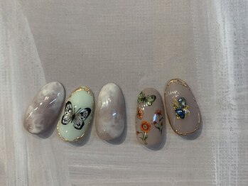 アトリエ ツメ(atelier TsuMe)/ニュアンスネイル/定額Cデザイン