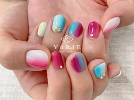 カラフル縦グラデ