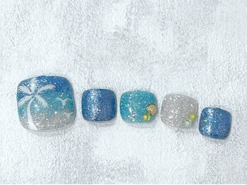 フラッシュジェルでキラキラ