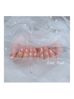 ロア ネイル(Loa_Nail)/ピンクネイル