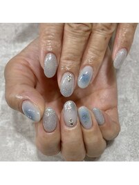 ニュアンス/チークネイル/ブルー