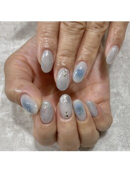 ニュアンス/チークネイル/ブルー