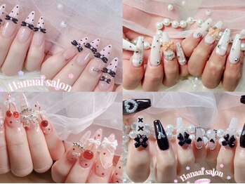 ハナアイ サロン 新宿店(hanaai salon)の写真/【持ち込みシンプルデザインコース¥15800→13800】話題のワンホンネイルも…♪