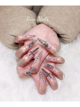 リスネイルズサロン 代々木(Risu Nails Salon)/長さだし持ち込みデザイン♪